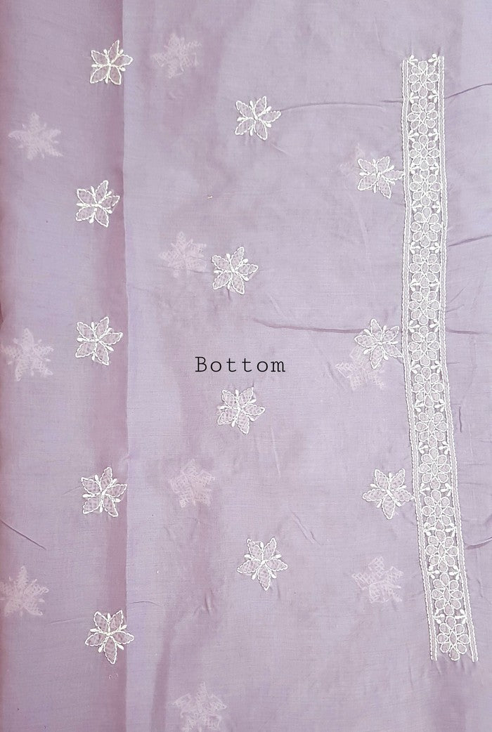 Chikankari Cotton Suit ( 3 Piece )