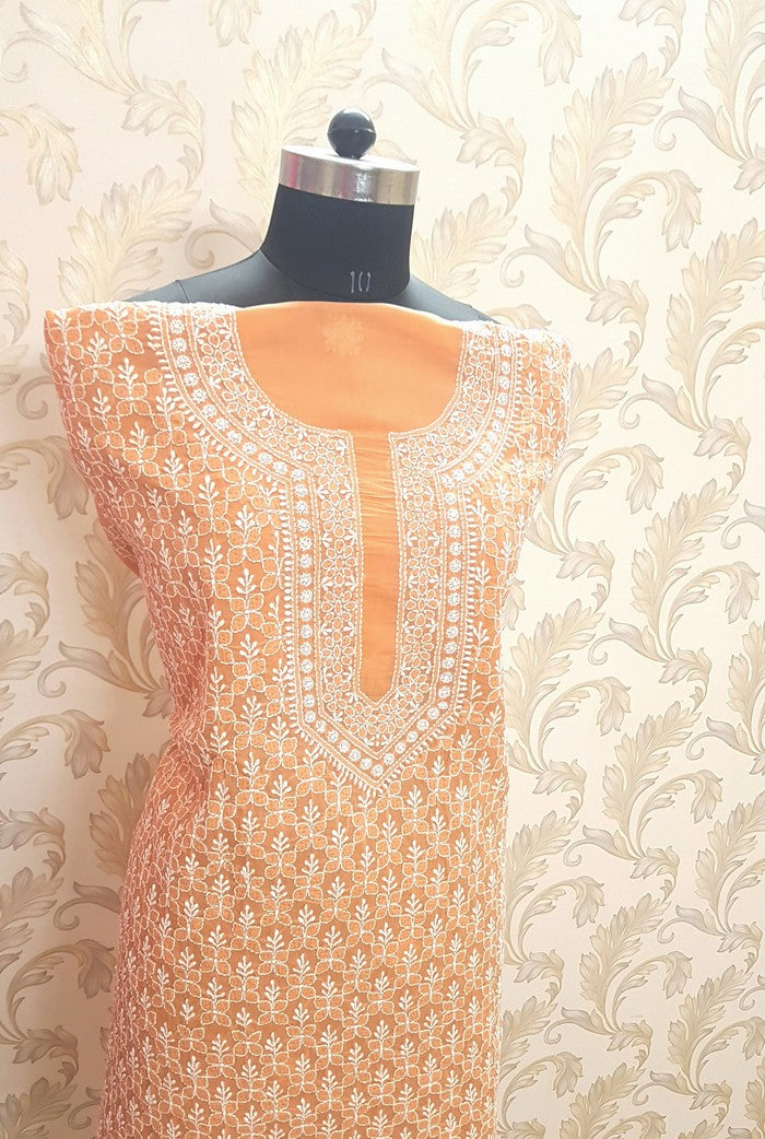 Chikankari Cotton Suit ( 3 Piece )