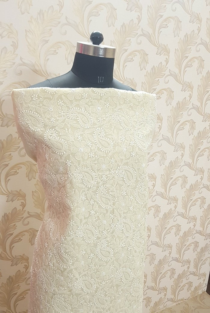 Chikankari Cotton Suit ( 3 Piece )