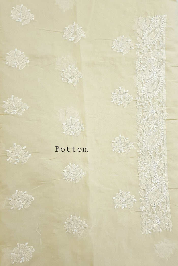 Chikankari Cotton Suit ( 3 Piece )