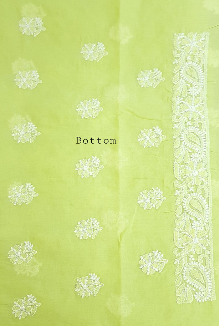 Chikankari Cotton Suit ( 3 Piece )