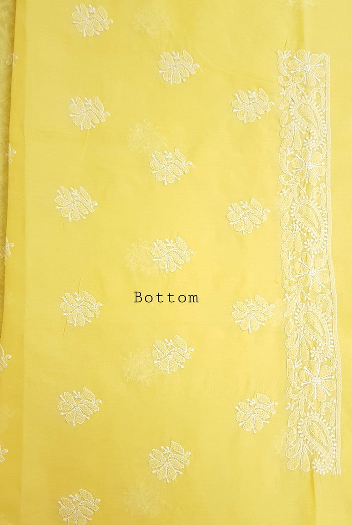 Chikankari Cotton Suit ( 3 Piece )