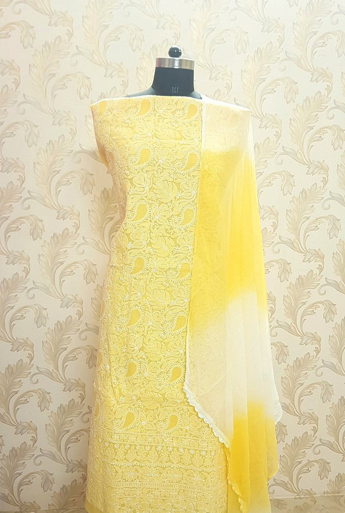Chikankari Cotton Full Suit ( Jaali )