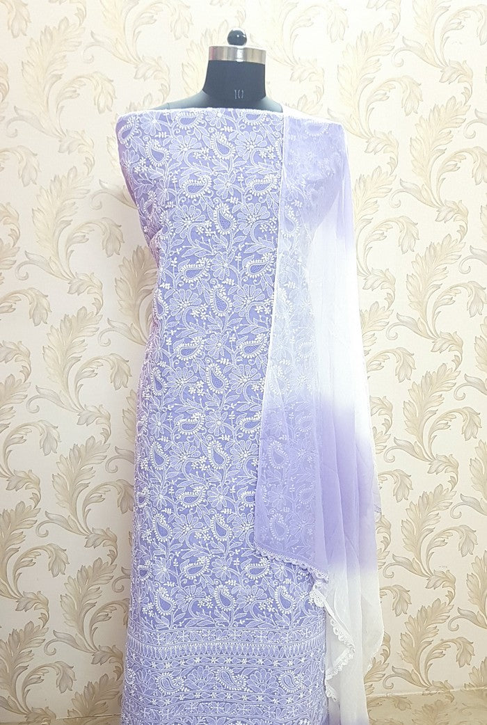 Chikankari Cotton Full Suit ( Jaali )