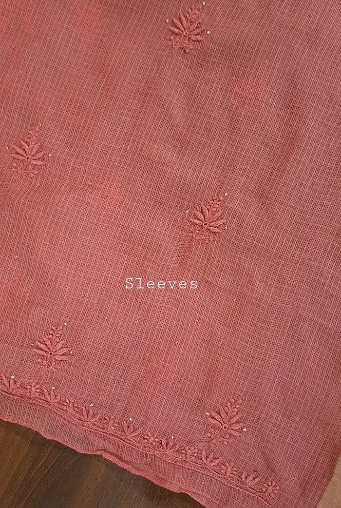 Chikankari Kota Suit - Adah Chikankari
