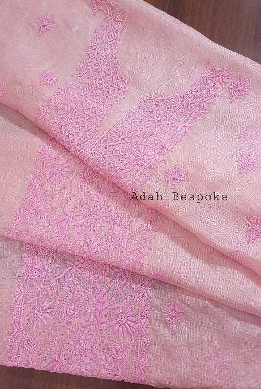 Chikankari Kota Suit - Adah Chikankari