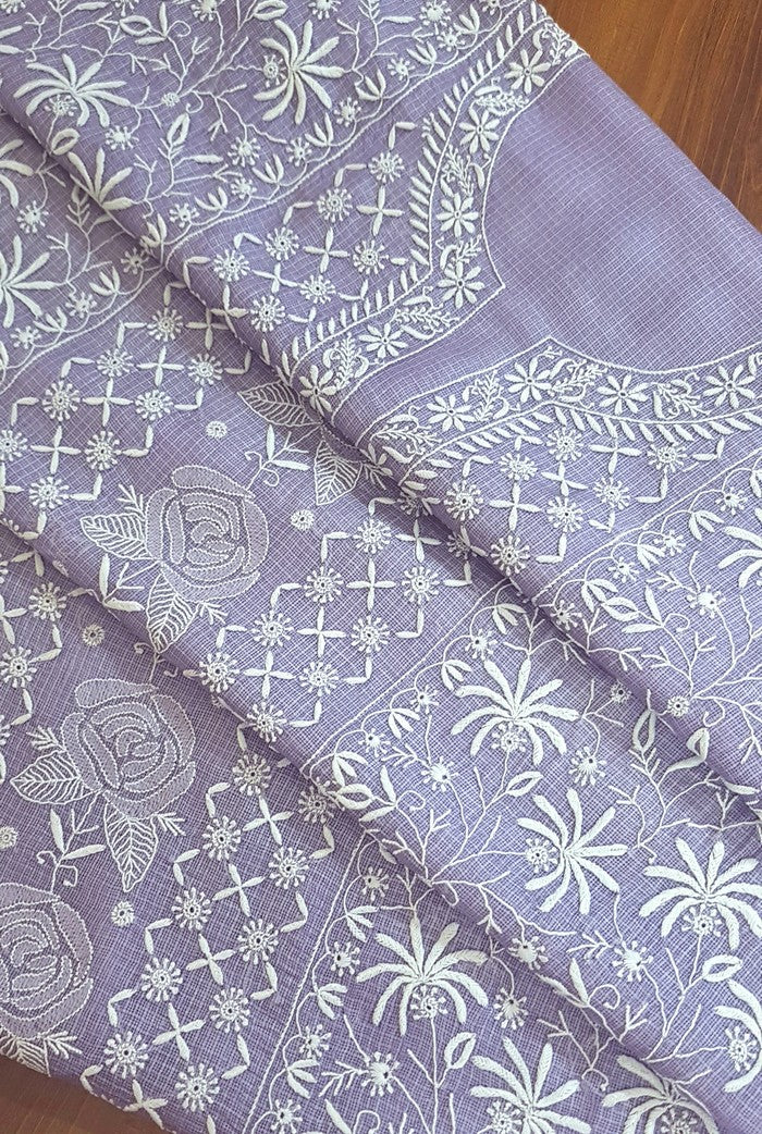Chikankari Kota Suit ( Do Taar )