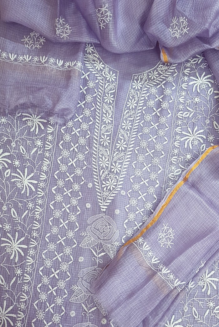 Chikankari Kota Suit ( Do Taar )