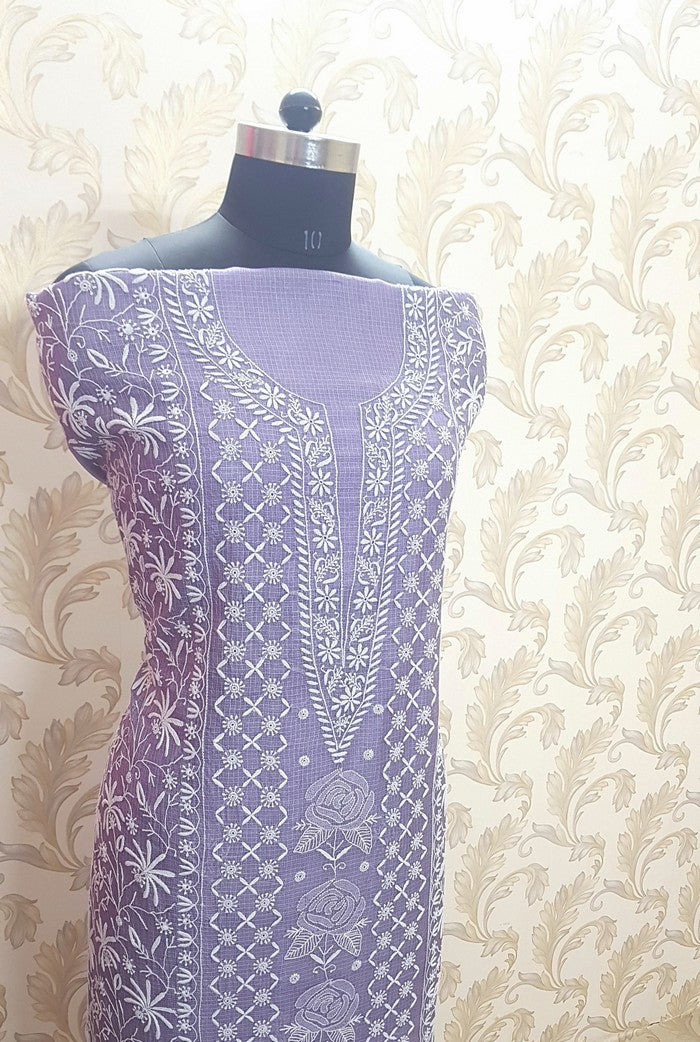 Chikankari Kota Suit ( Do Taar )