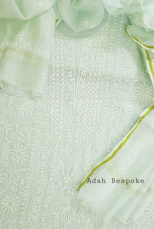 Chikankari Kota Suit ( Do Taar )