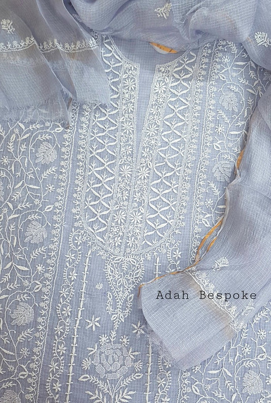 Chikankari Kota Suit ( Do Taar )