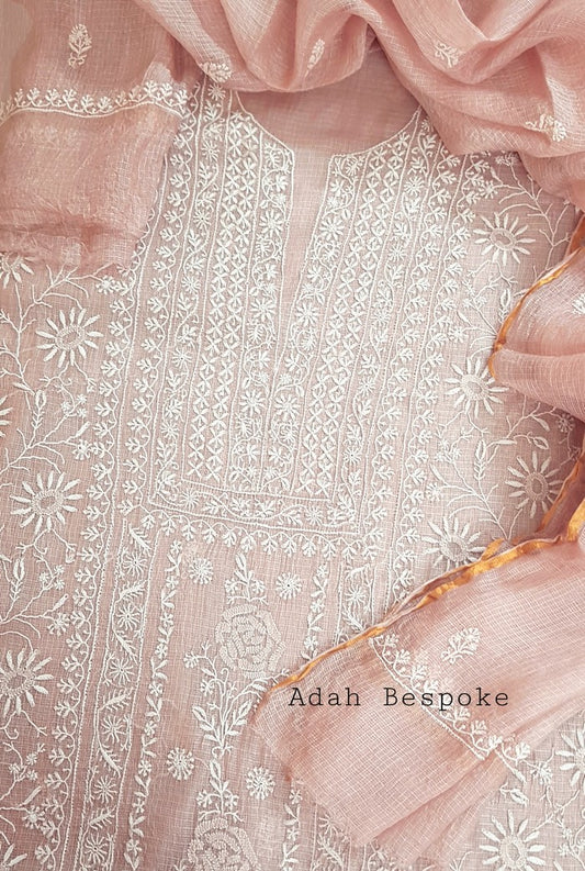 Chikankari Kota Suit ( Do Taar )