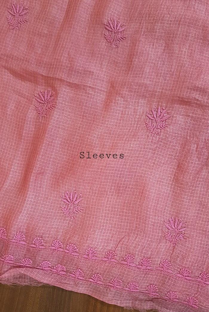 Chikankari Kota Suit ( Do Taar ) - Adah Chikankari