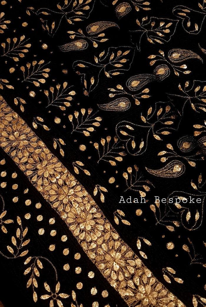 Chikankari Georgette Kurta Dupatta ( Gota Patti ) - Adah Chikankari