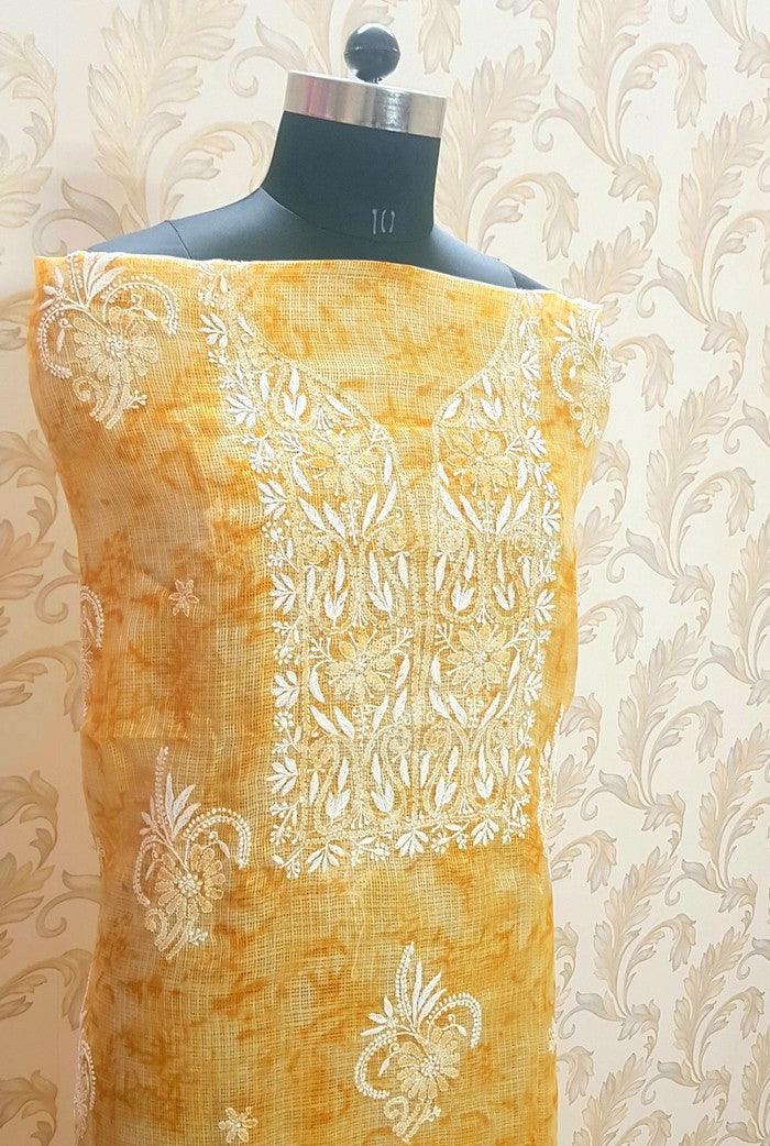 Chikankari Kota Suit ( 2 Piece ) - Adah Chikankari