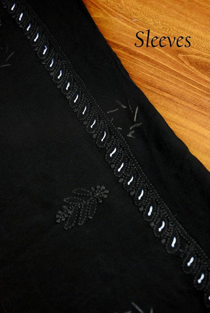 Chikankari Viscose Georgette Suit ( Parsi Work ) - Adah Chikankari