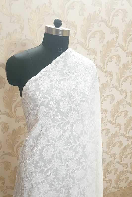 Chikankari Cotton Dupatta
