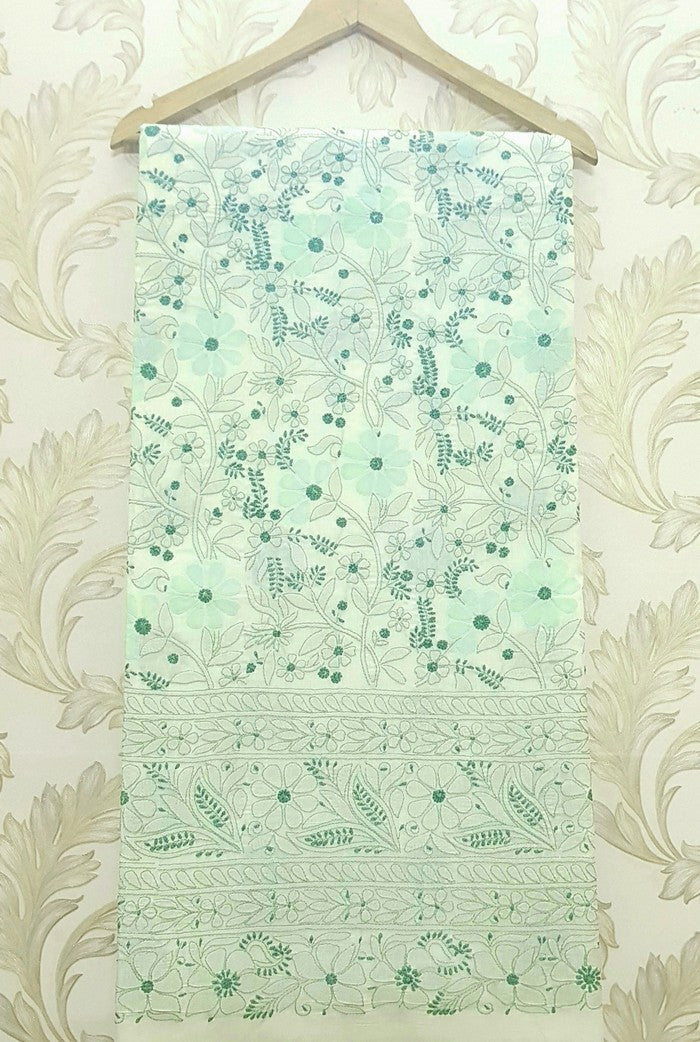 Chikankari Cotton Kurta ( Applique Work )