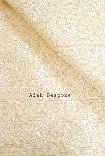 Chikankari Cotton Kurta ( Unstitched )