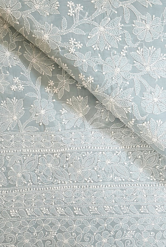 Chikankari Cotton Kurta ( Unstitched )