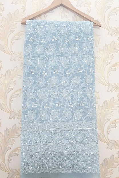 Chikankari Cotton Kurta ( Unstitched )