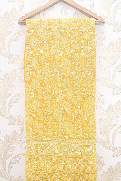 Chikankari Cotton Kurta ( Unstitched )