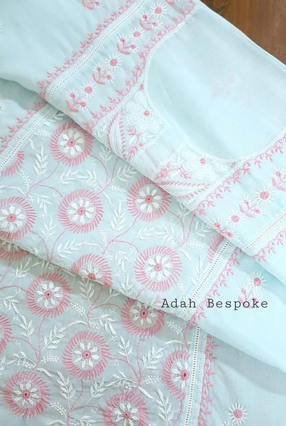 Chikankari Cotton Kurta ( Do Taar )