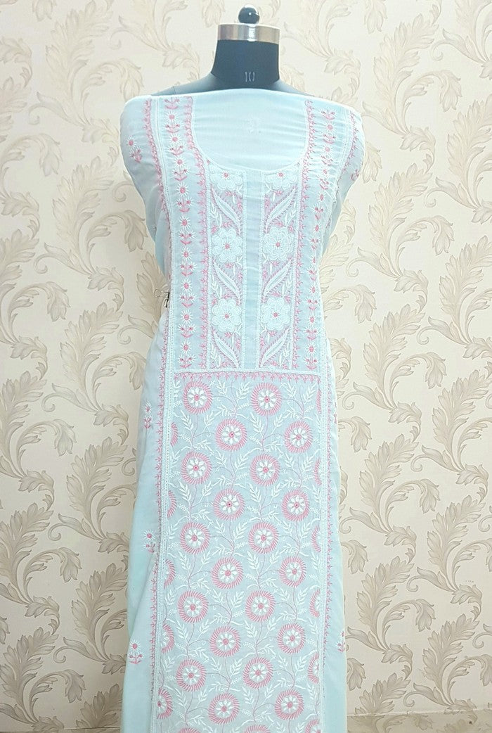 Chikankari Cotton Kurta ( Do Taar )