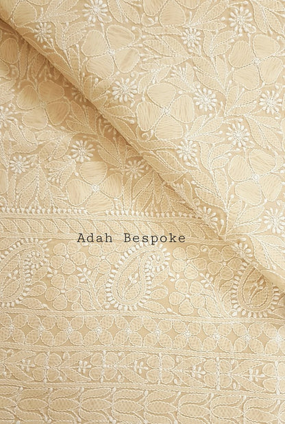 Chikankari Cotton Kurta ( Unstitched )