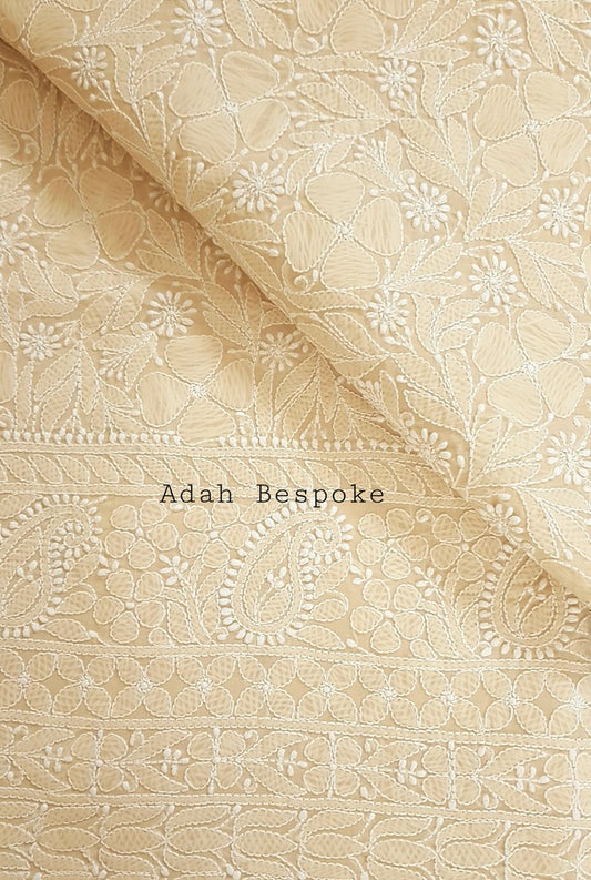 Chikankari Cotton Kurta ( Unstitched )