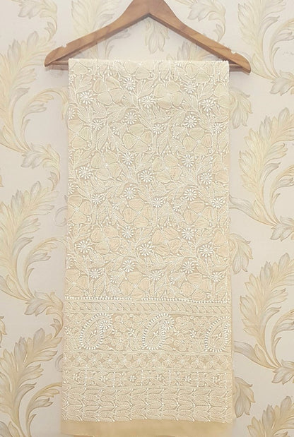 Chikankari Cotton Kurta ( Unstitched )