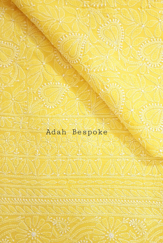 Chikankari Cotton Kurta ( Unstitched )