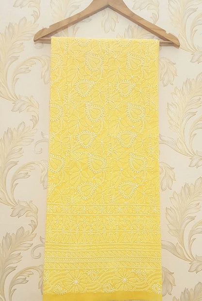 Chikankari Cotton Kurta ( Unstitched )
