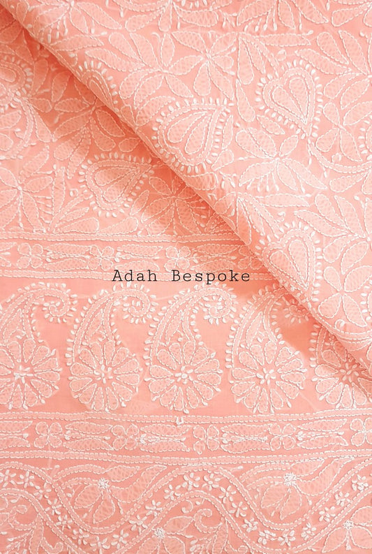 Chikankari Cotton Kurta ( Unstitched )