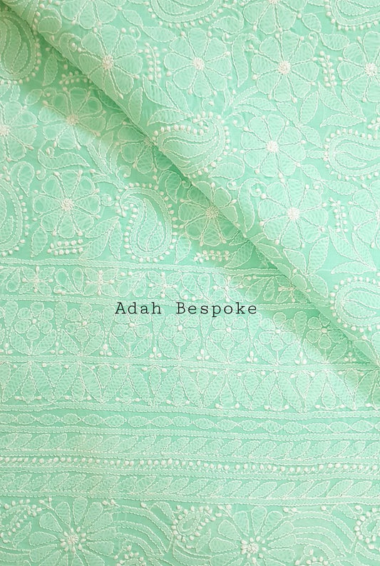 Chikankari Cotton Kurta ( Unstitched )