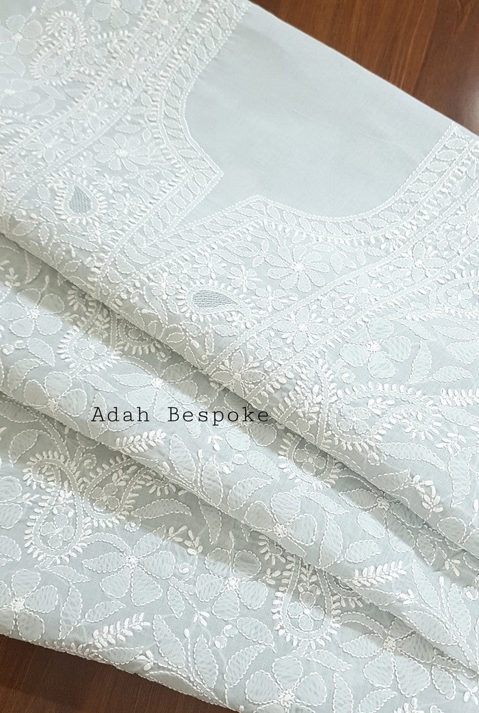 Chikankari Cotton Kurta ( Unstitched )