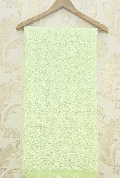 Kota Cotton Chikankari Kurta ( Unstitched )