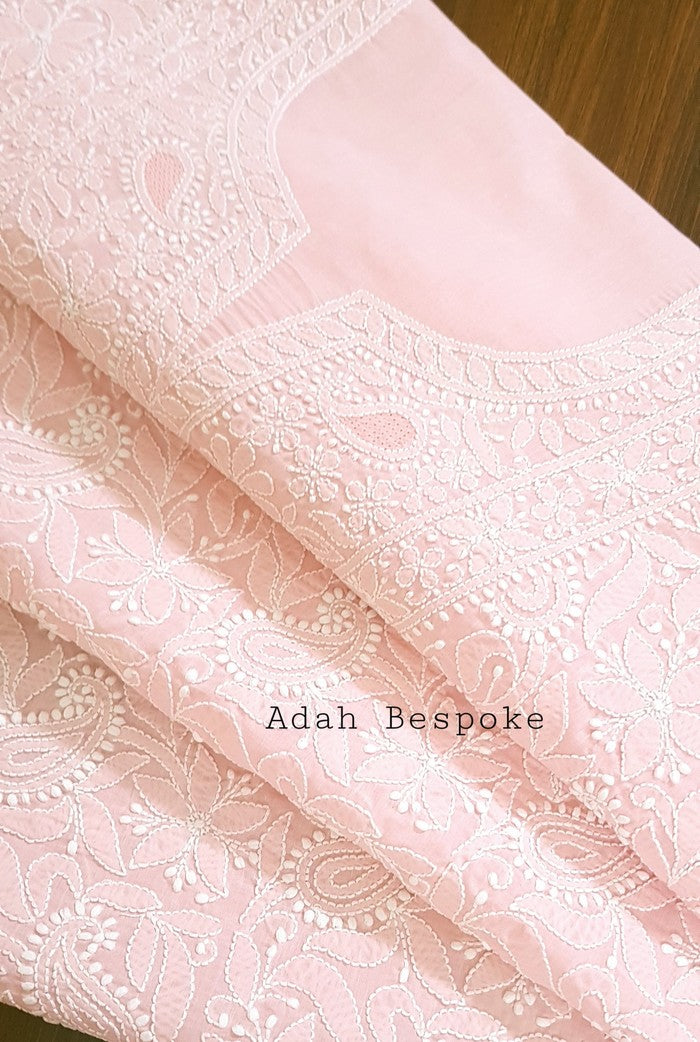 Chikankari Cotton Kurta ( Unstitched )