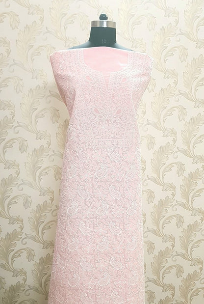 Chikankari Cotton Kurta ( Unstitched )