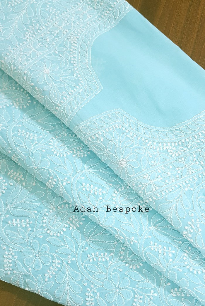 Chikankari Cotton Kurta ( Unstitched )
