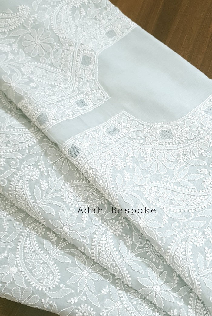 Chikankari Cotton Kurta ( Unstitched )
