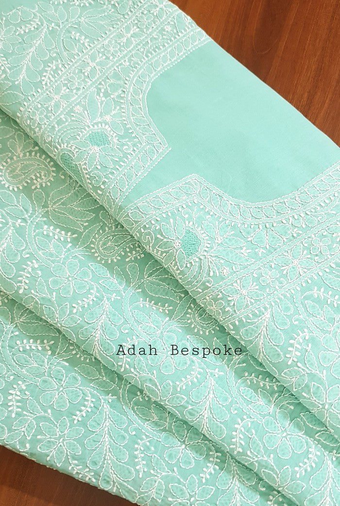 Chikankari Cotton Kurta ( Unstitched )