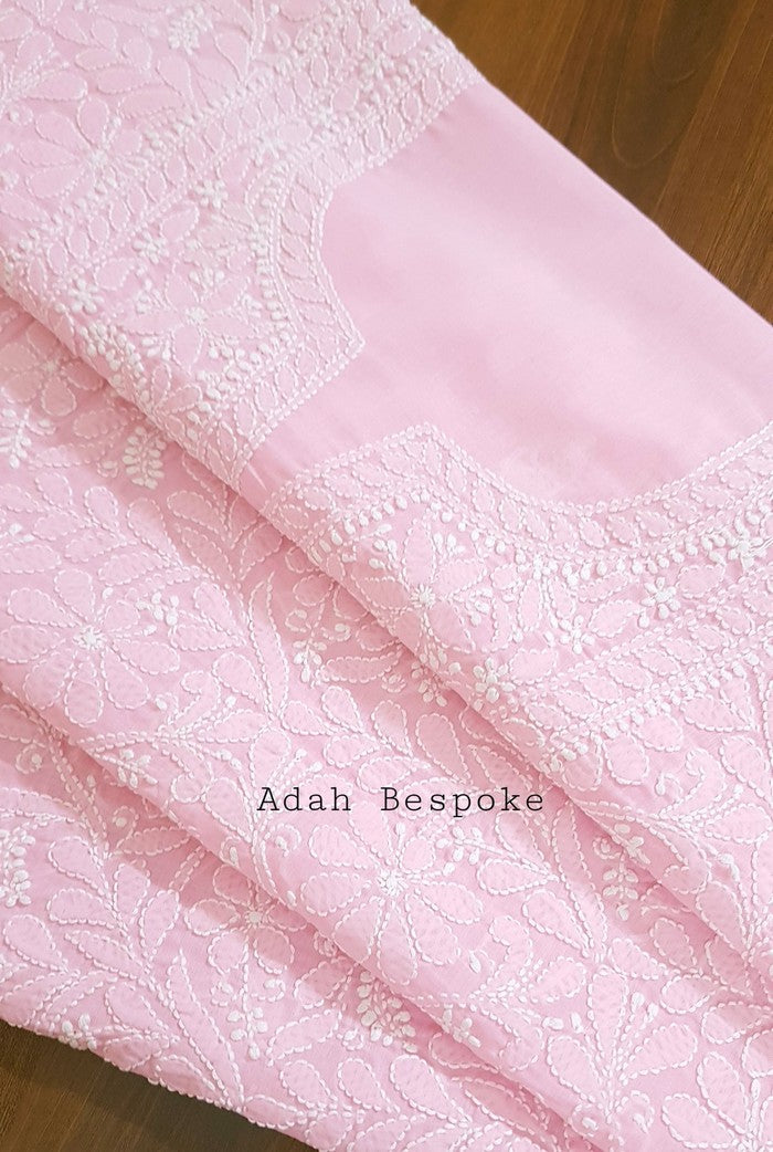 Chikankari Cotton Kurta ( Unstitched )