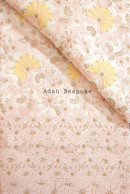 Chikankari Cotton Kurta ( Applique Work )