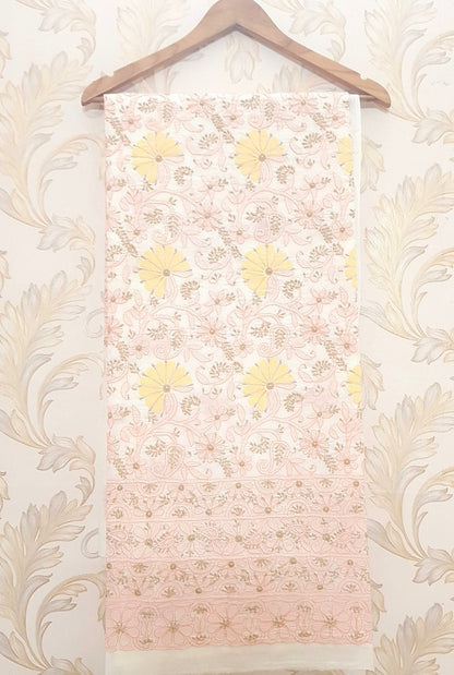 Chikankari Cotton Kurta ( Applique Work )