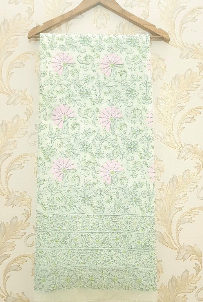 Chikankari Cotton Kurta ( Applique Work )