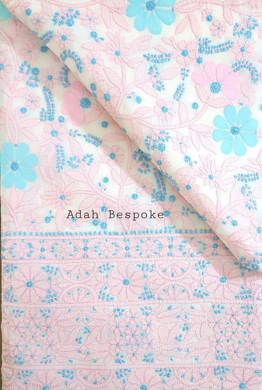 Chikankari Cotton Kurta ( Applique Work )