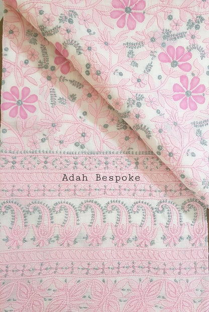 Chikankari Cotton Kurta ( Applique Work )