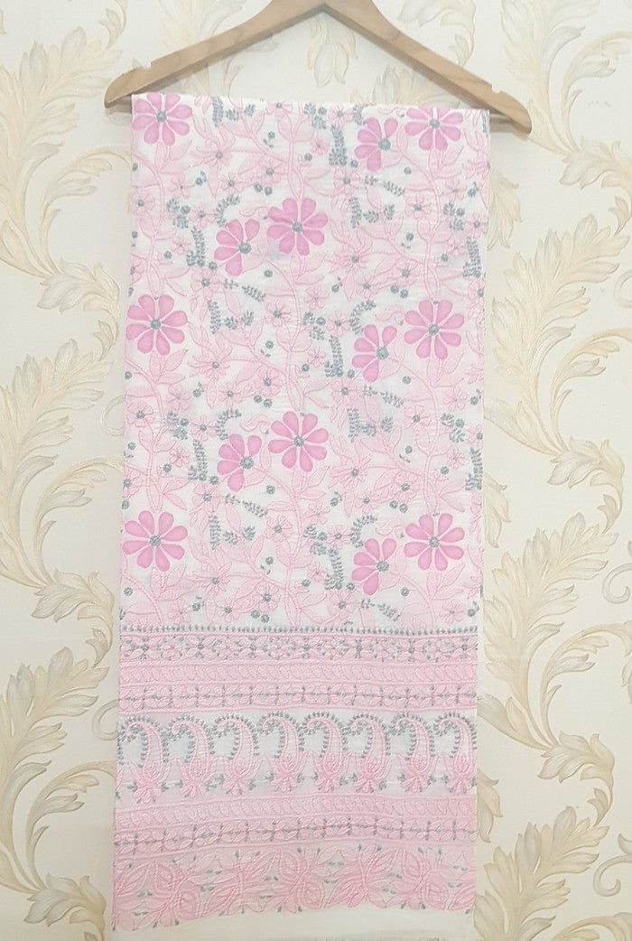 Chikankari Cotton Kurta ( Applique Work )