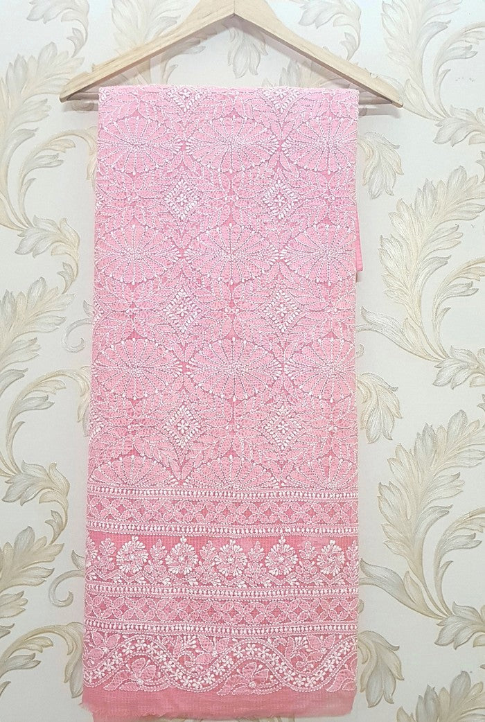 Cotton Chikankari Hand Embroidered Unstitched Kurta Fabric – 3 Meter main image 0
